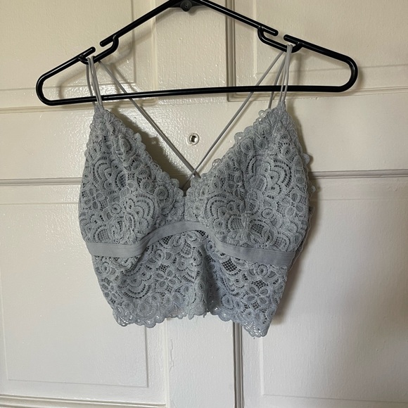 Gilly Hicks Tops - Light Blue Gilly Hicks Bralette Women’s Large